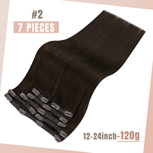Human Hair Clip in Hair Extensions -7 Pcs set - Image 42