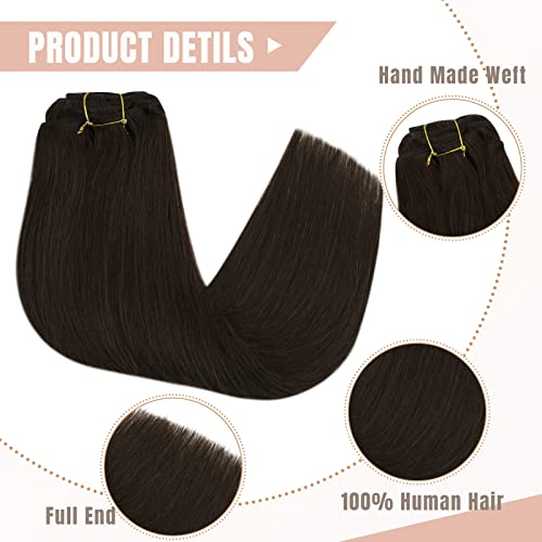 Human Hair Clip in Hair Extensions -7 Pcs set - Image 44