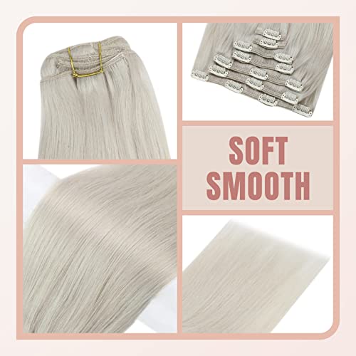 Human Hair Clip in Hair Extensions -7 Pcs set - Image 5