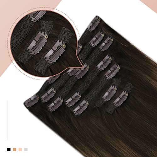 Human Hair Clip in Hair Extensions -7 Pcs set - Image 50
