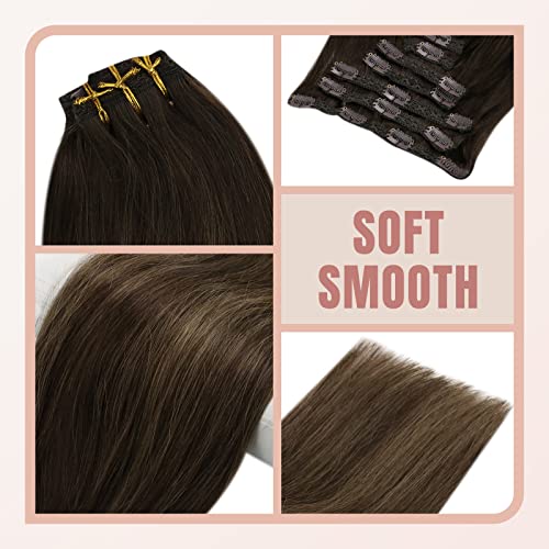 Human Hair Clip in Hair Extensions -7 Pcs set - Image 52