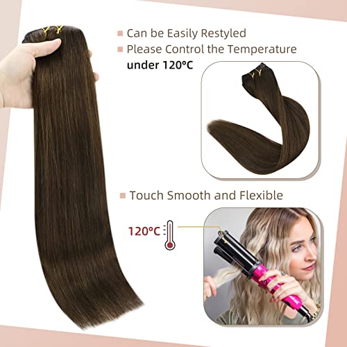 Human Hair Clip in Hair Extensions -7 Pcs set - Image 53