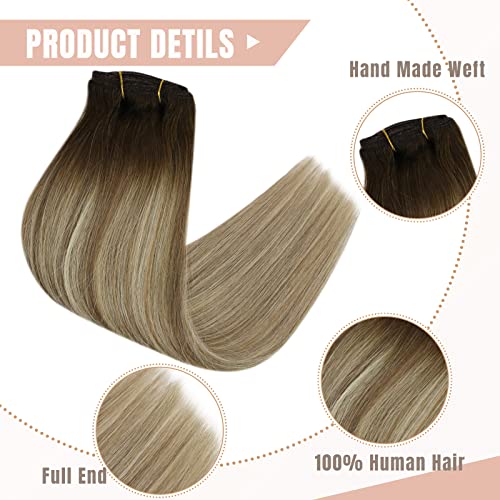 Human Hair Clip in Hair Extensions -7 Pcs set - Image 57