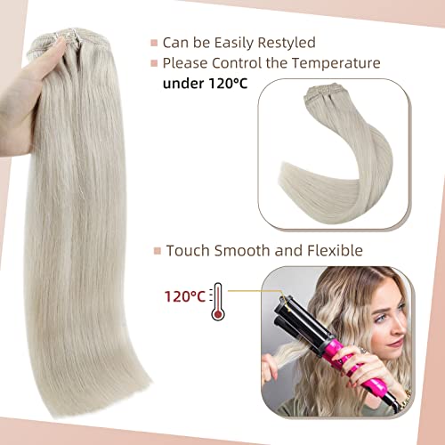 Human Hair Clip in Hair Extensions -7 Pcs set - Image 6