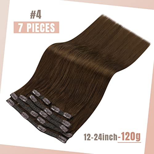 Human Hair Clip in Hair Extensions -7 Pcs set - Image 63