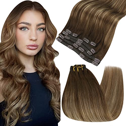 Human Hair Clip in Hair Extensions -7 Pcs set - Image 69