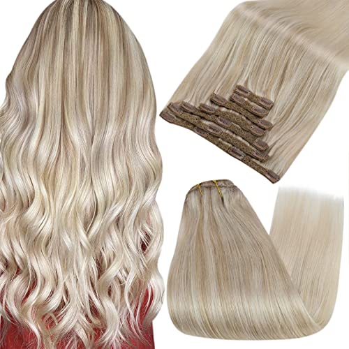 Human Hair Clip in Hair Extensions -7 Pcs set - Image 7