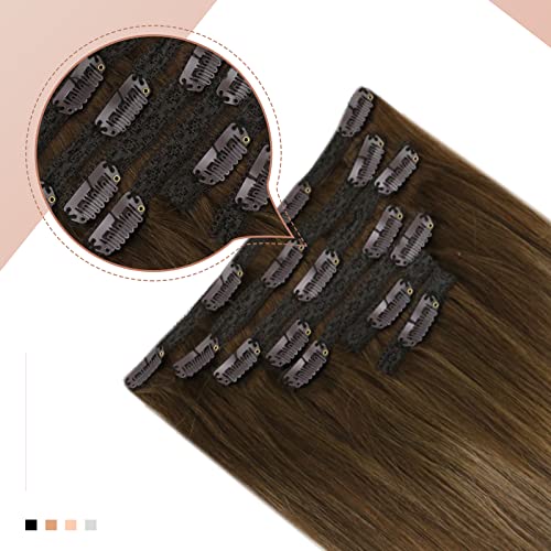 Human Hair Clip in Hair Extensions -7 Pcs set - Image 71