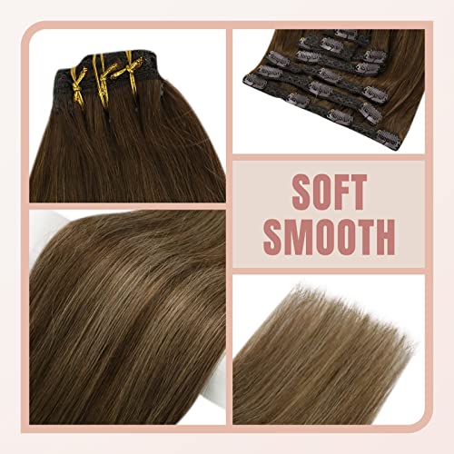 Human Hair Clip in Hair Extensions -7 Pcs set - Image 73