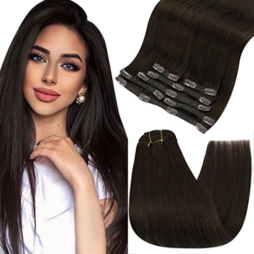 Human Hair Clip in Hair Extensions -7 Pcs set - Image 76