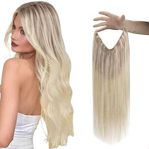 Human Hair Invisible Wire Hair Extensions - Image 22