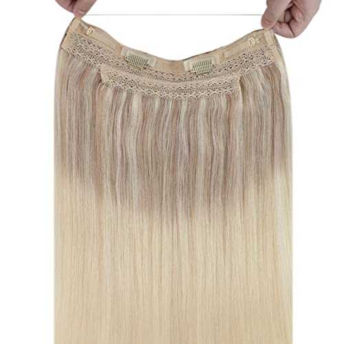 Human Hair Invisible Wire Hair Extensions - Image 26