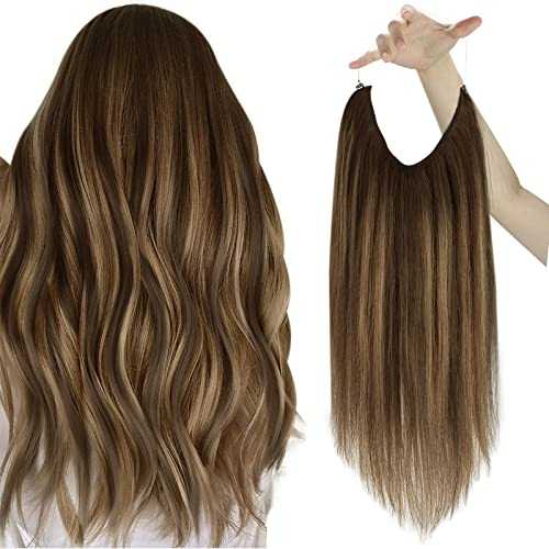 Human Hair Invisible Wire Hair Extensions - Image 28