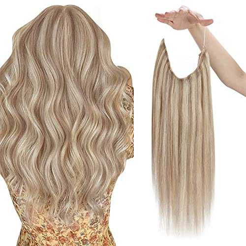 Human Hair Invisible Wire Hair Extensions - Image 33