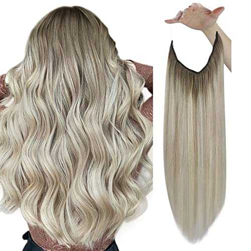 Human Hair Invisible Wire Hair Extensions - Image 35
