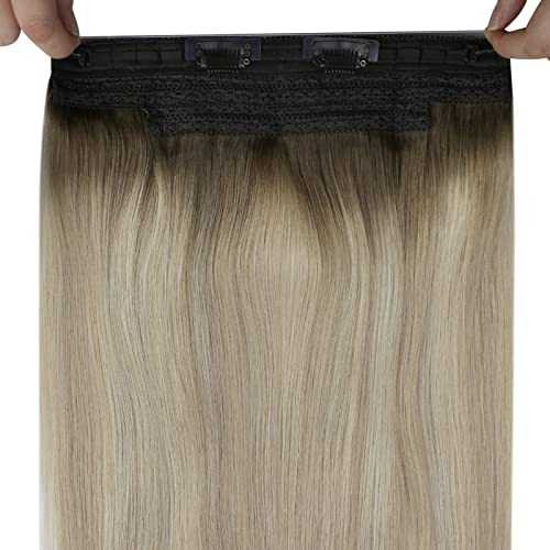 Human Hair Invisible Wire Hair Extensions - Image 39