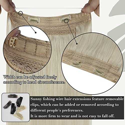 Human Hair Invisible Wire Hair Extensions - Image 4