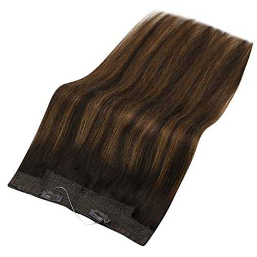 Human Hair Invisible Wire Hair Extensions - Image 49