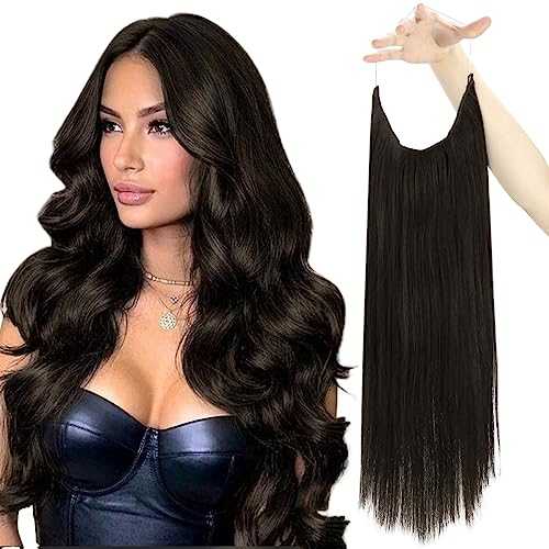 Human Hair Invisible Wire Hair Extensions - Image 52