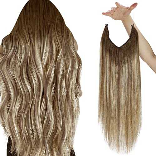 Human Hair Invisible Wire Hair Extensions - Image 66