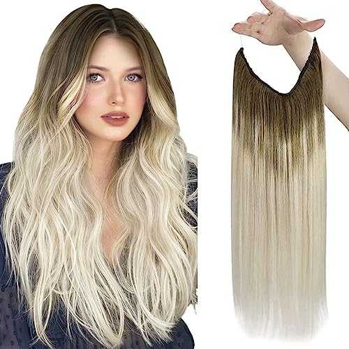 Human Hair Invisible Wire Hair Extensions - Image 79