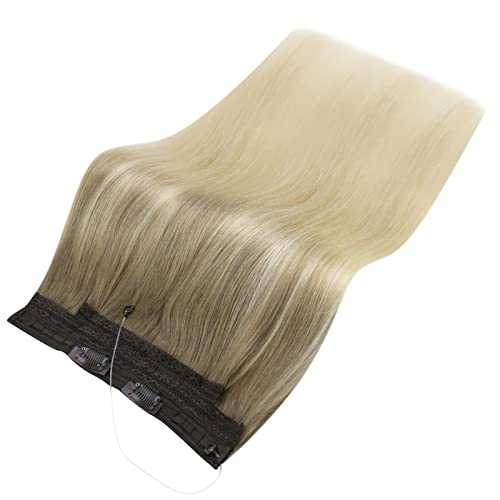 Human Hair Invisible Wire Hair Extensions - Image 82