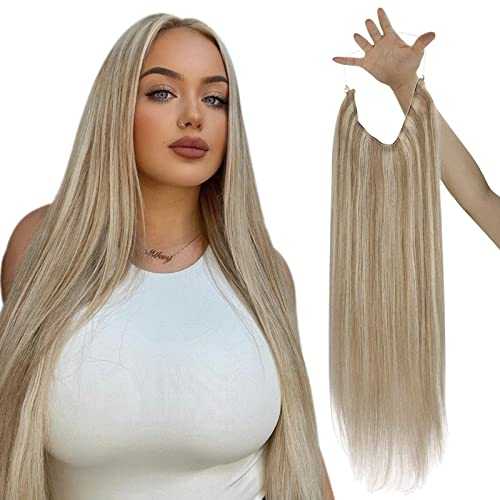 Human Hair Invisible Wire Hair Extensions - Image 85