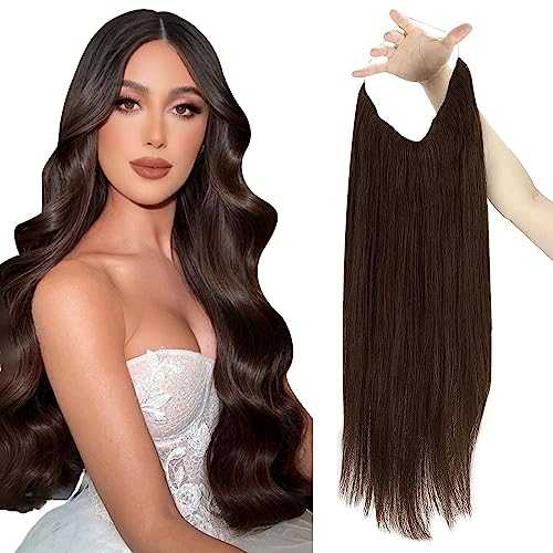 Human Hair Invisible Wire Hair Extensions - Image 92