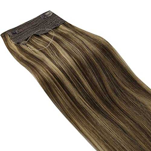 Human Hair Invisible Wire Hair Extensions - Image 95