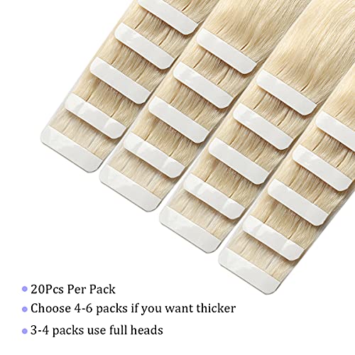 Human Hair Tape in Extensions Ombre Baylage Hair 14 Inch Tape in Extensions - Image 93