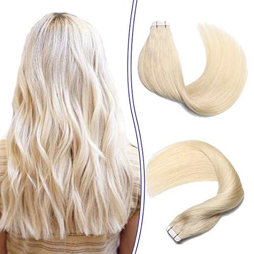 Human Hair Tape in Extensions Ombre Baylage Hair 14 Inch Tape in Extensions - Image 96
