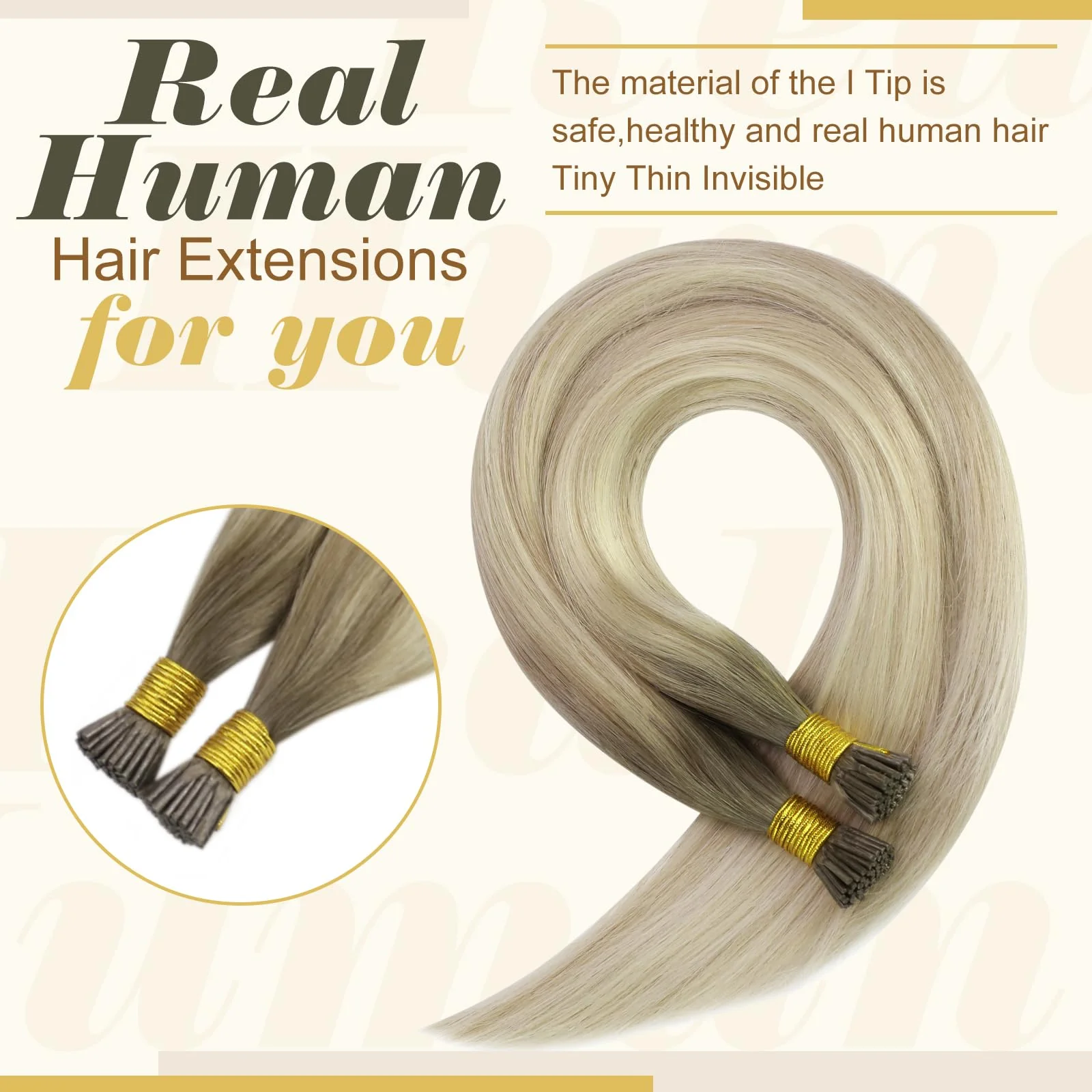 I-tips Hair Extensions Human Hair pre bonded - Image 10