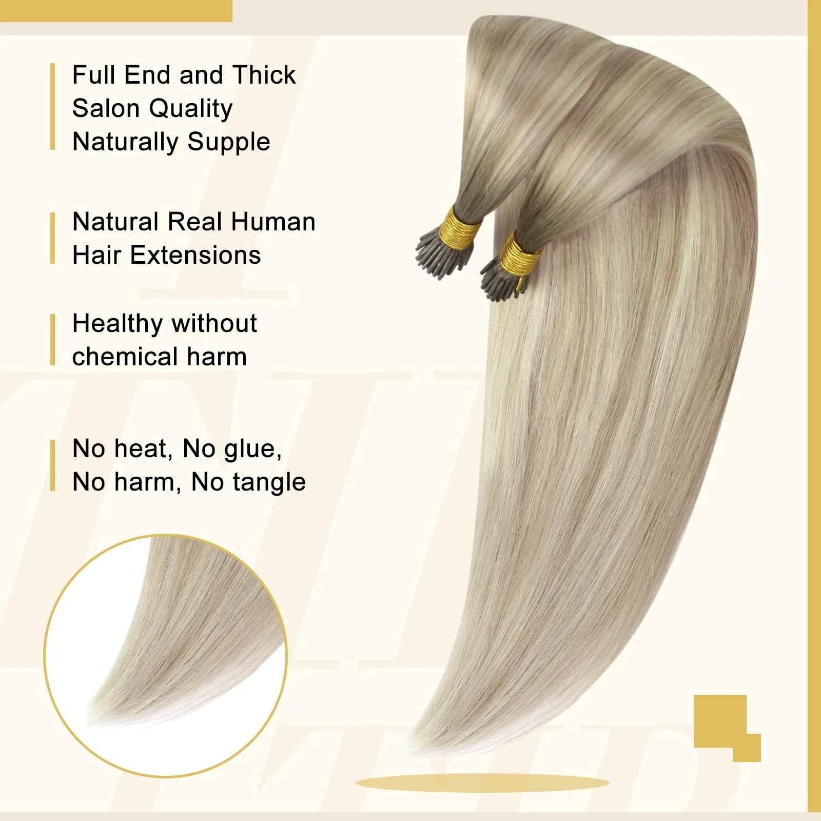 I-tips Hair Extensions Human Hair pre bonded - Image 11