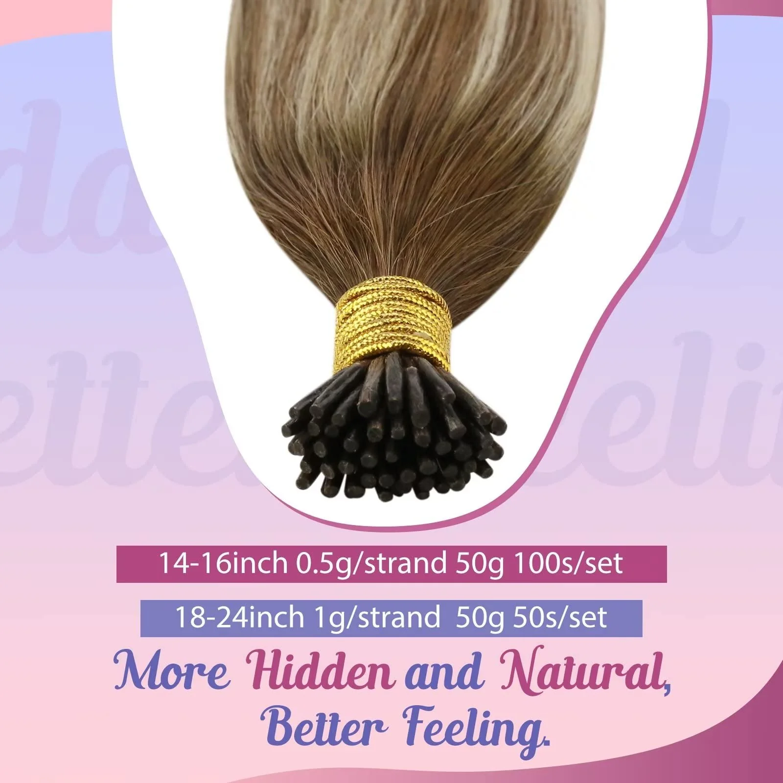 I-tips Hair Extensions Human Hair pre bonded - Image 110
