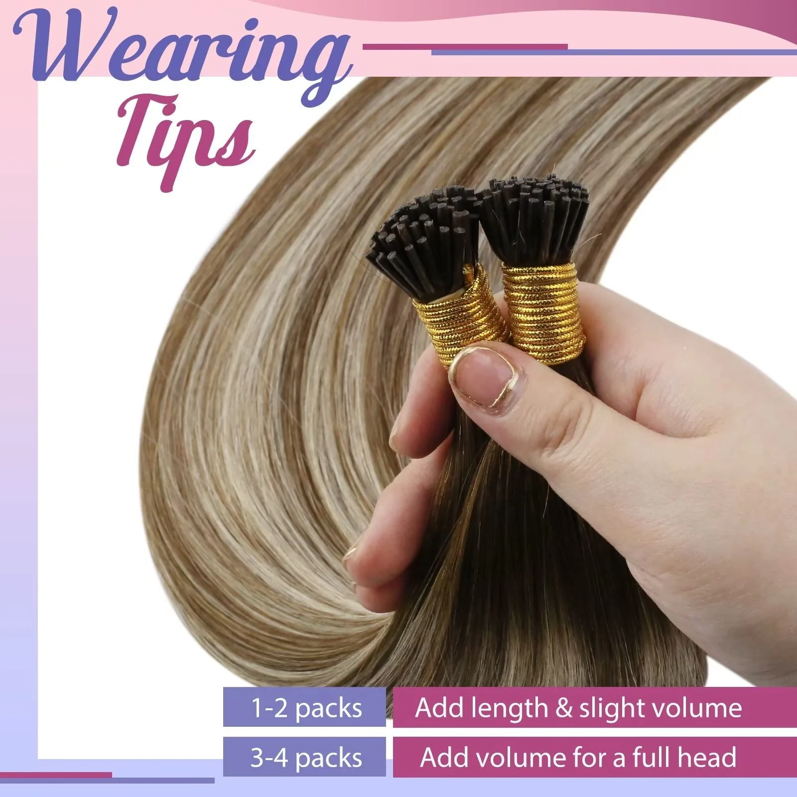 I-tips Hair Extensions Human Hair pre bonded - Image 111
