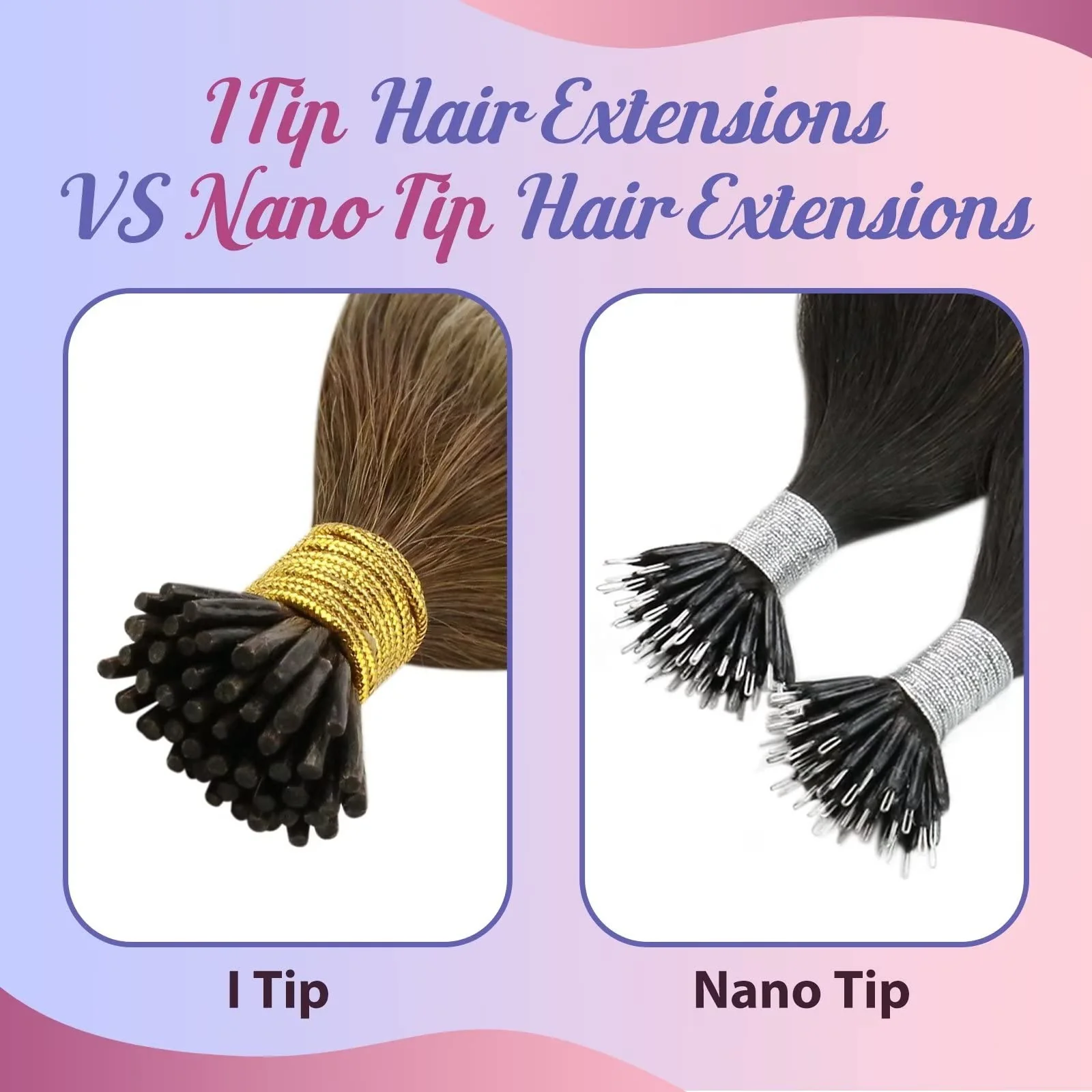 I-tips Hair Extensions Human Hair pre bonded - Image 112
