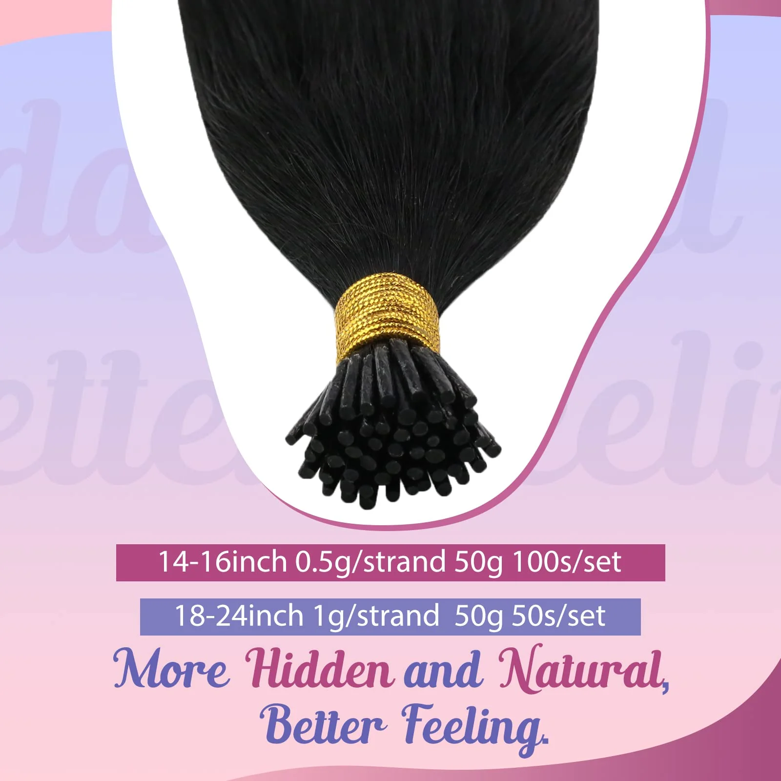 I-tips Hair Extensions Human Hair pre bonded - Image 18