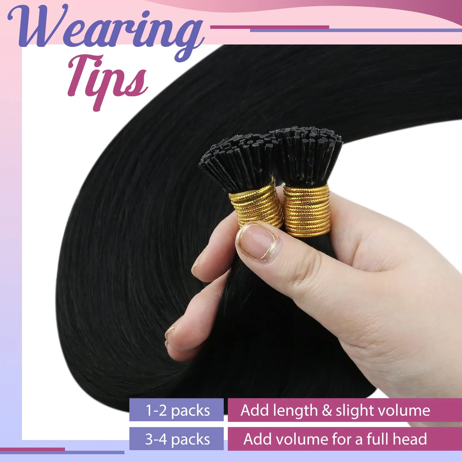 I-tips Hair Extensions Human Hair pre bonded - Image 19