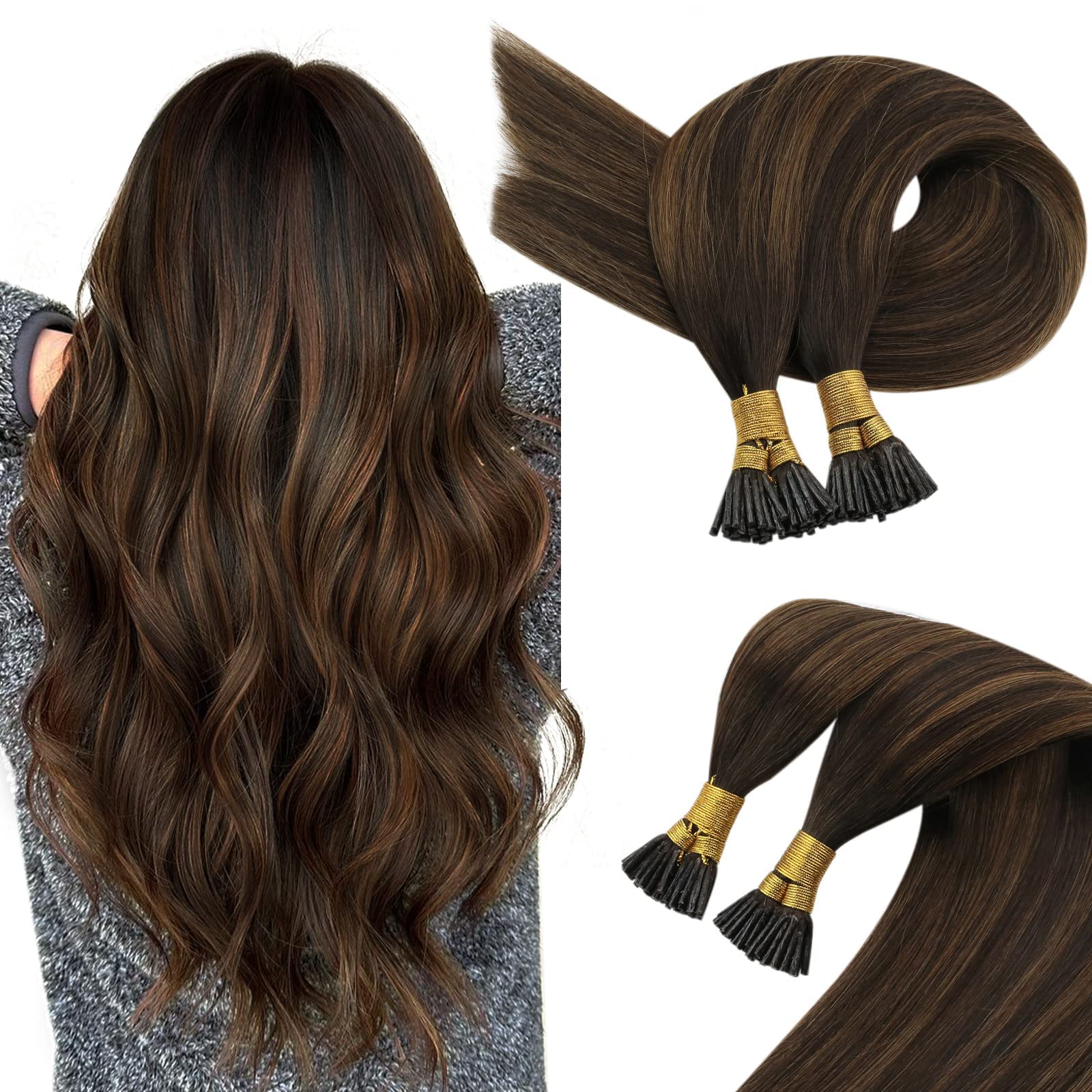 I-tips Hair Extensions Human Hair pre bonded - Image 31