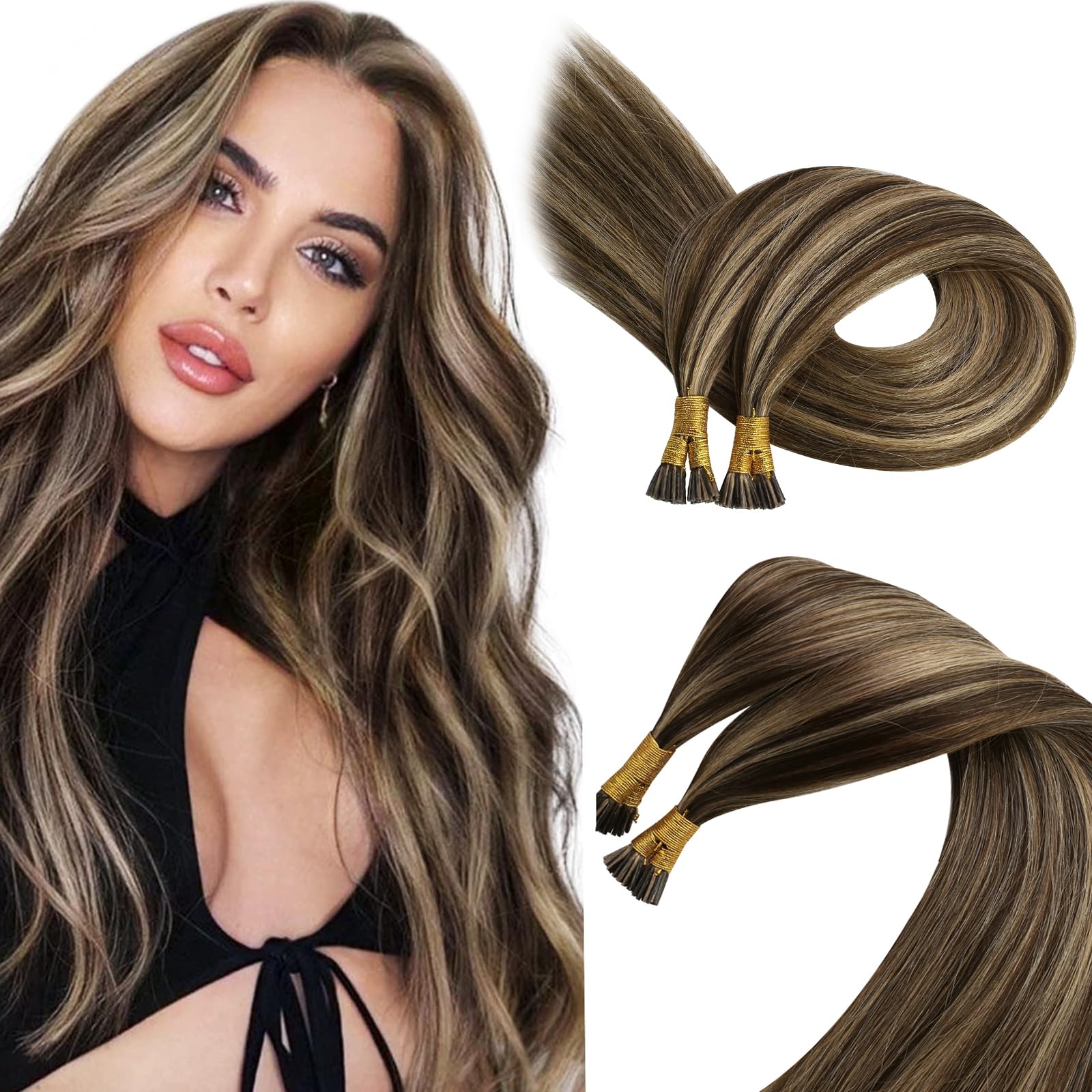 I-tips Hair Extensions Human Hair pre bonded - Image 54