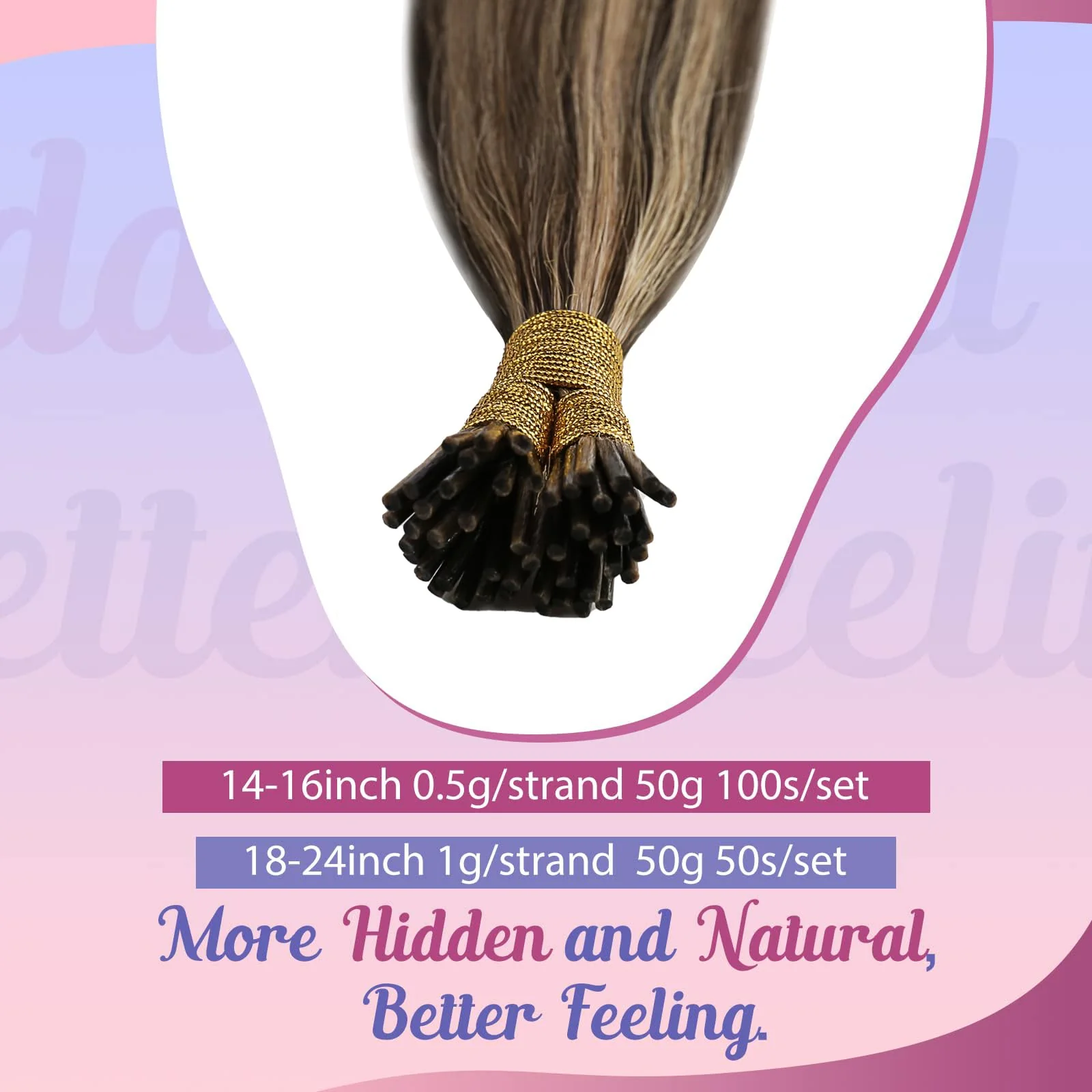 I-tips Hair Extensions Human Hair pre bonded - Image 57