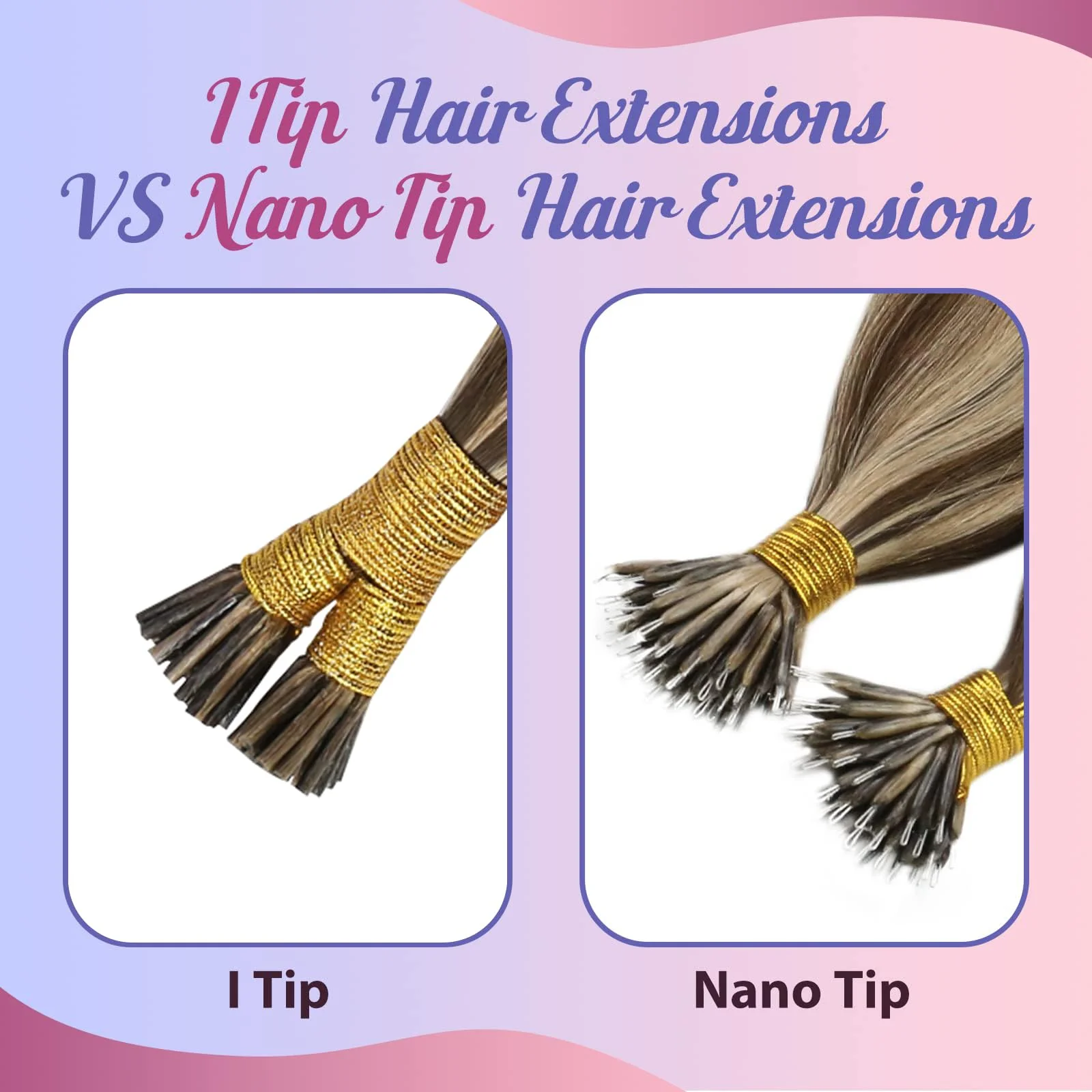 I-tips Hair Extensions Human Hair pre bonded - Image 59