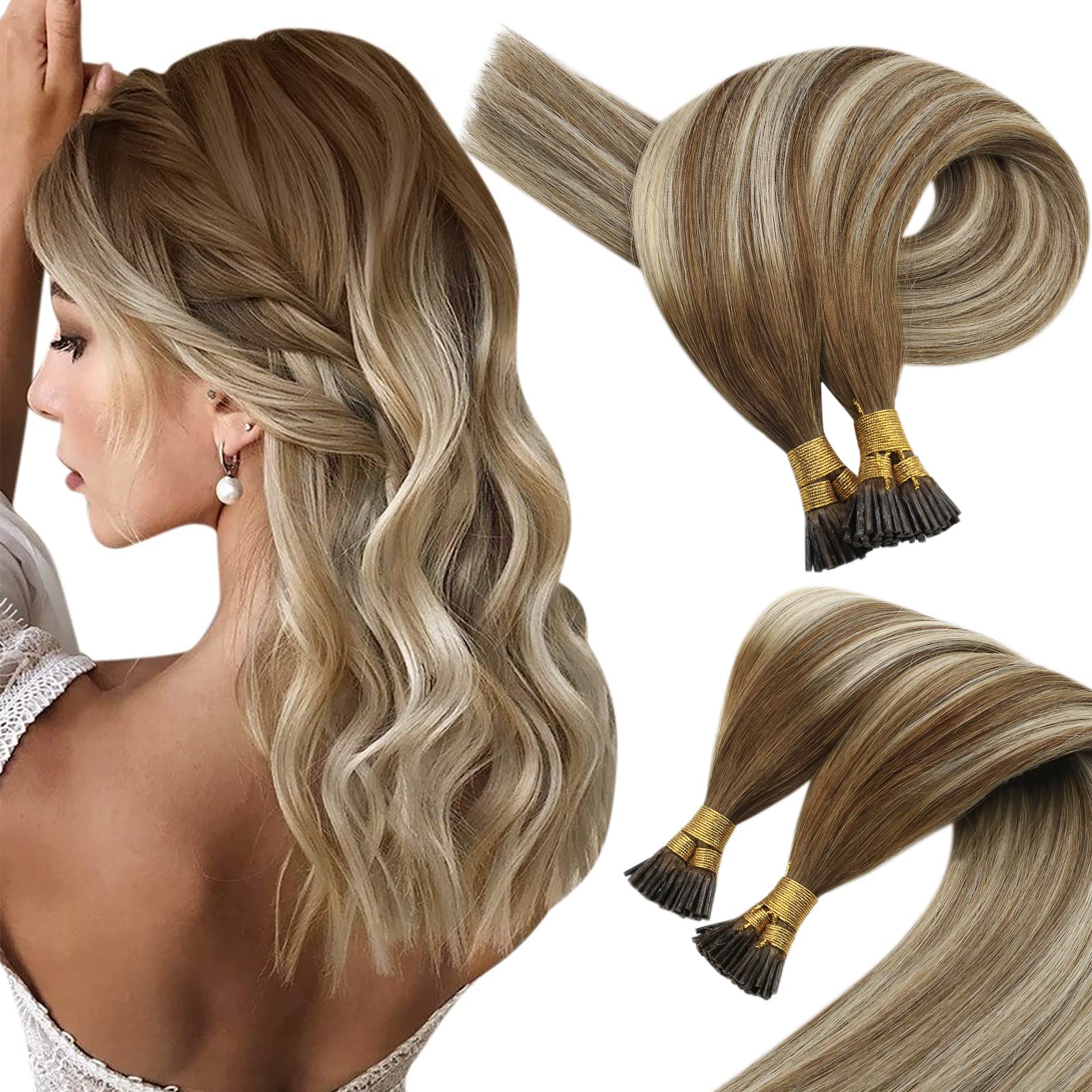 I-tips Hair Extensions Human Hair pre bonded - Image 65