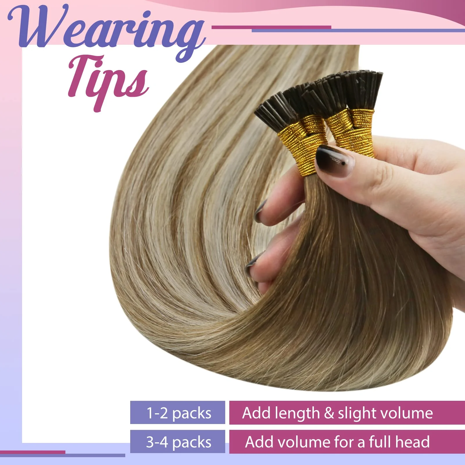 I-tips Hair Extensions Human Hair pre bonded - Image 70