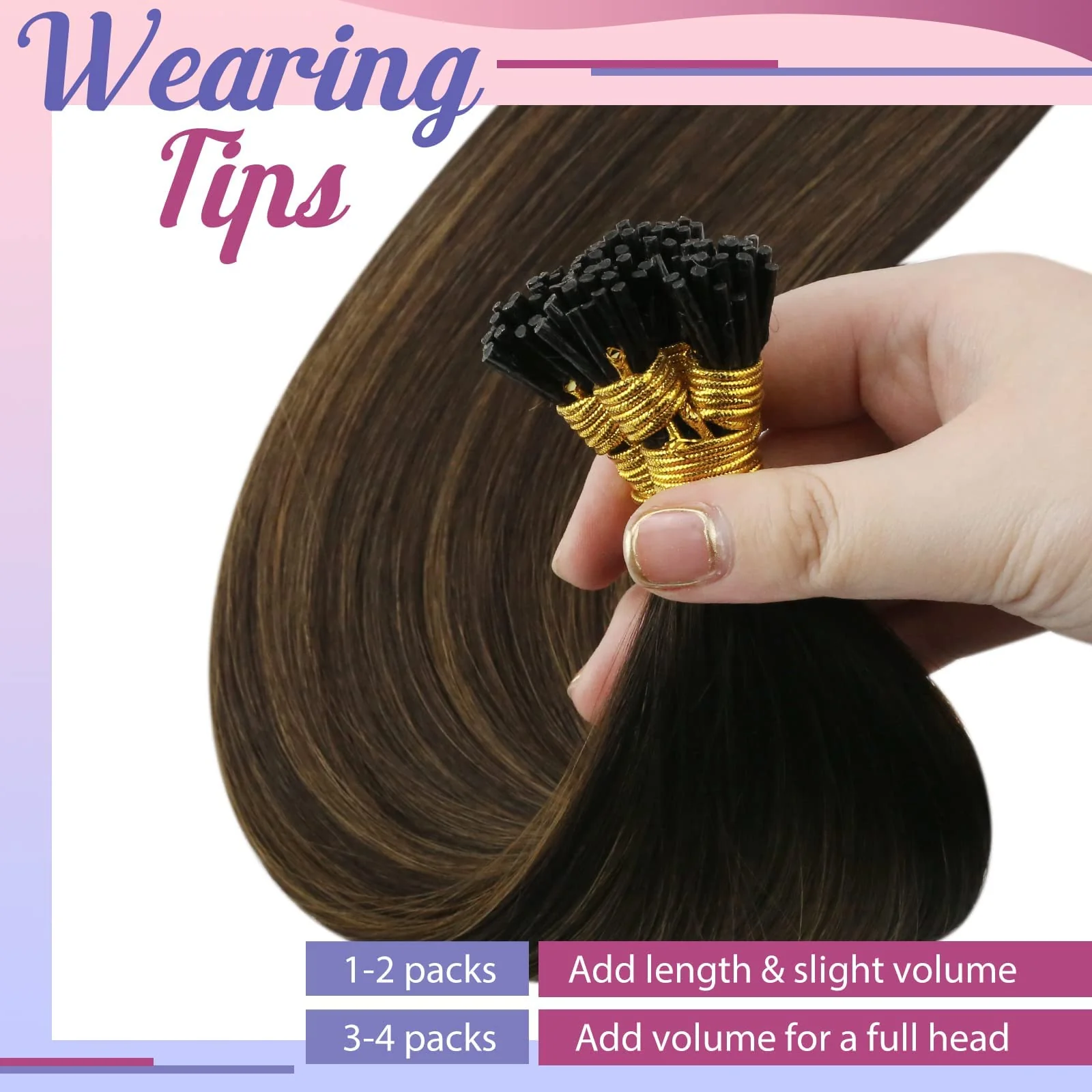 I-tips Hair Extensions Human Hair pre bonded - Image 78