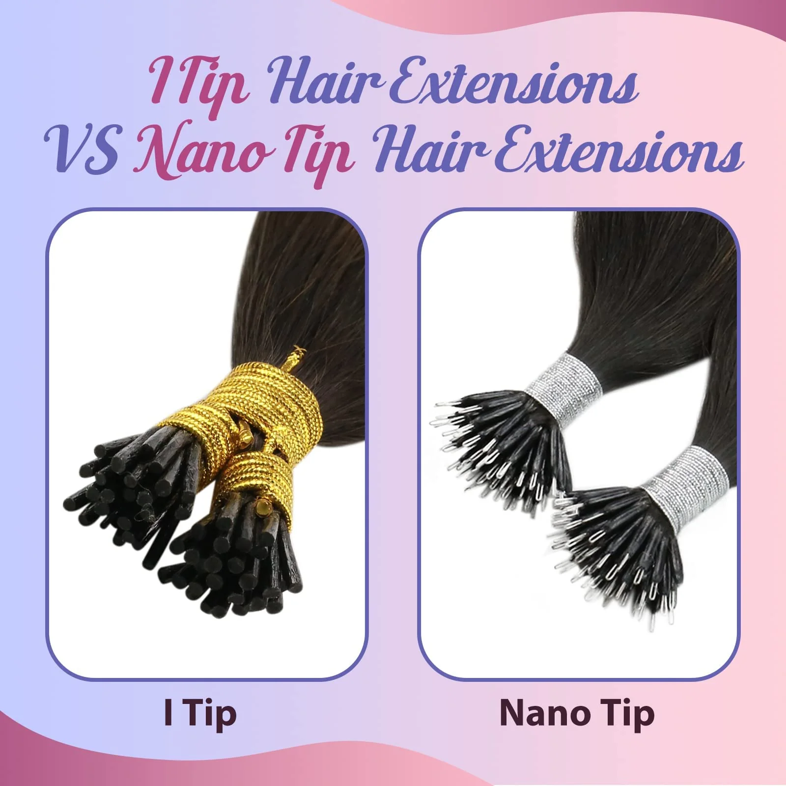 I-tips Hair Extensions Human Hair pre bonded - Image 79