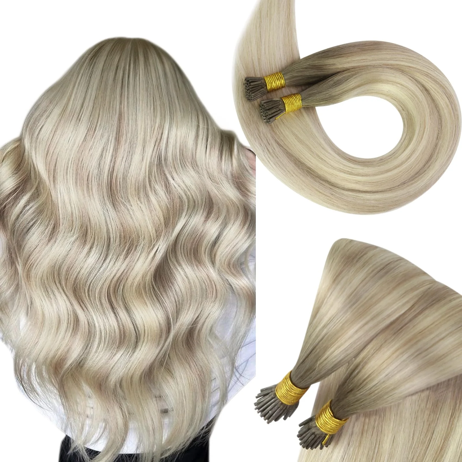 I-tips Hair Extensions Human Hair pre bonded - Image 8
