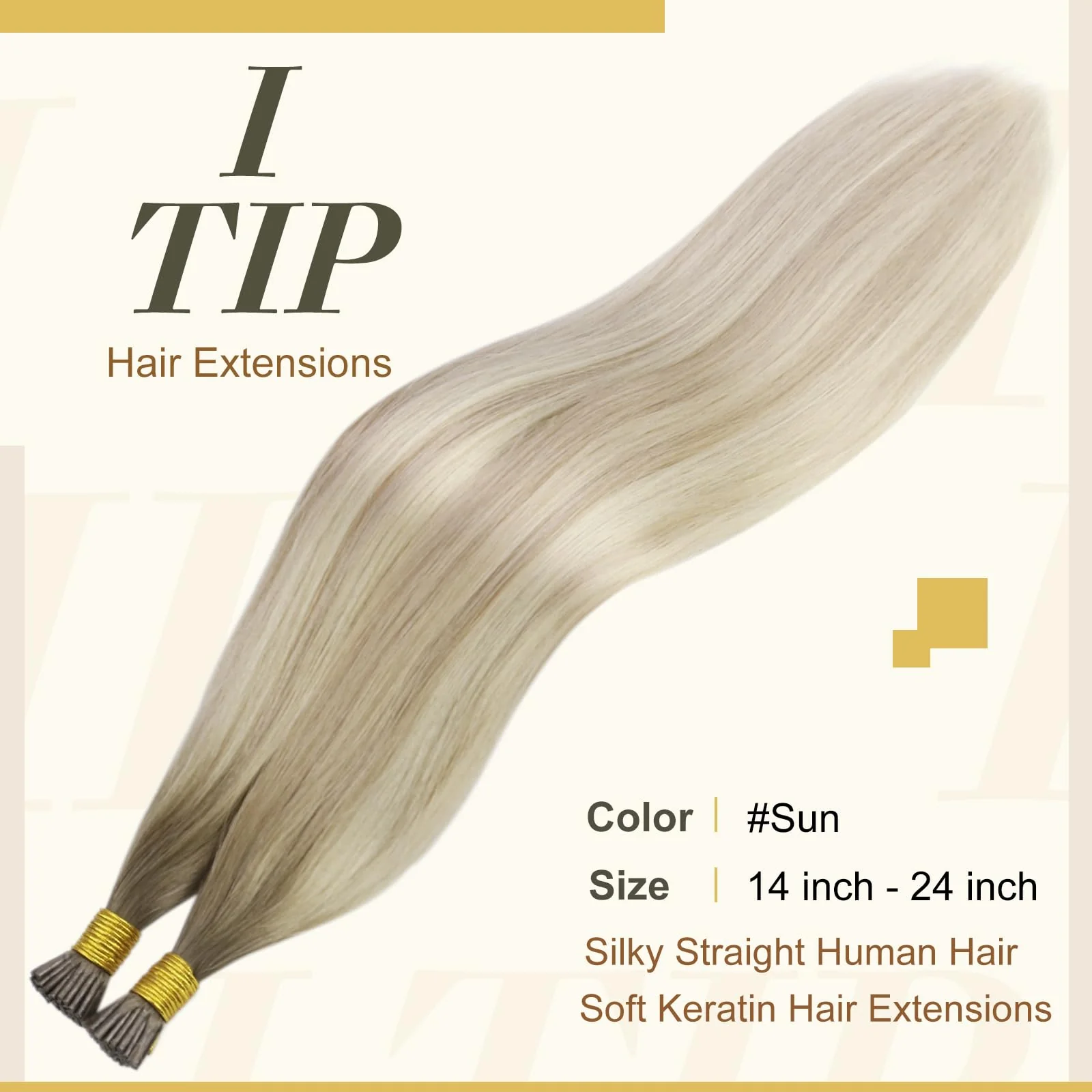 I-tips Hair Extensions Human Hair pre bonded - Image 9