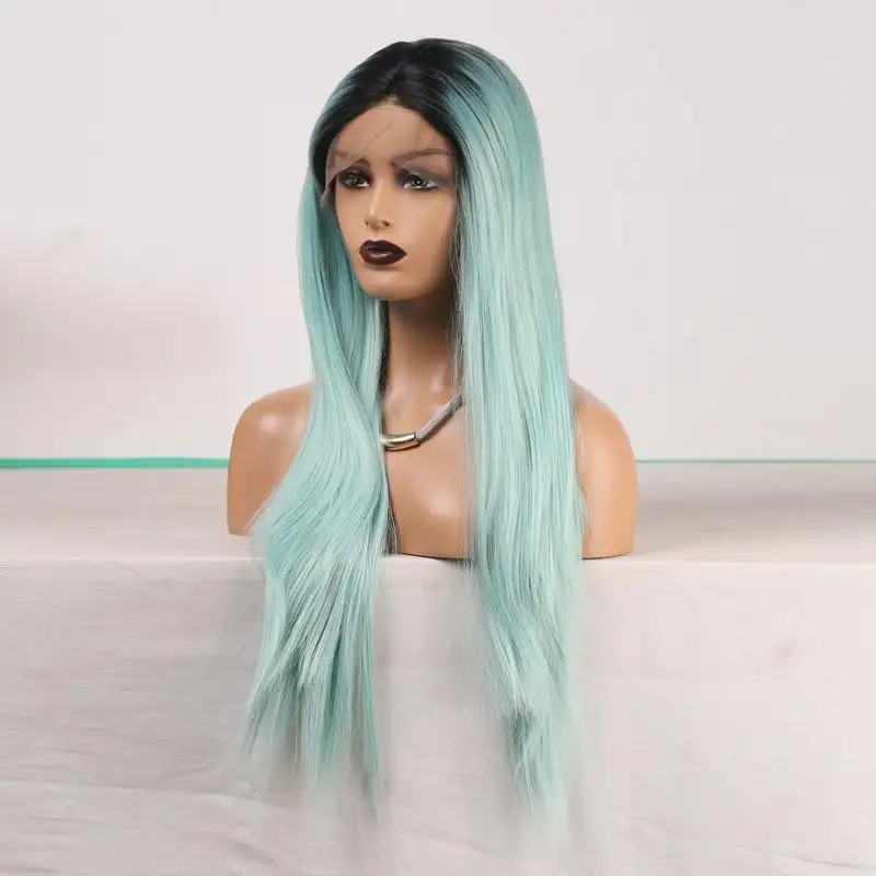 Ice Blue Lace Front Wig - Image 3
