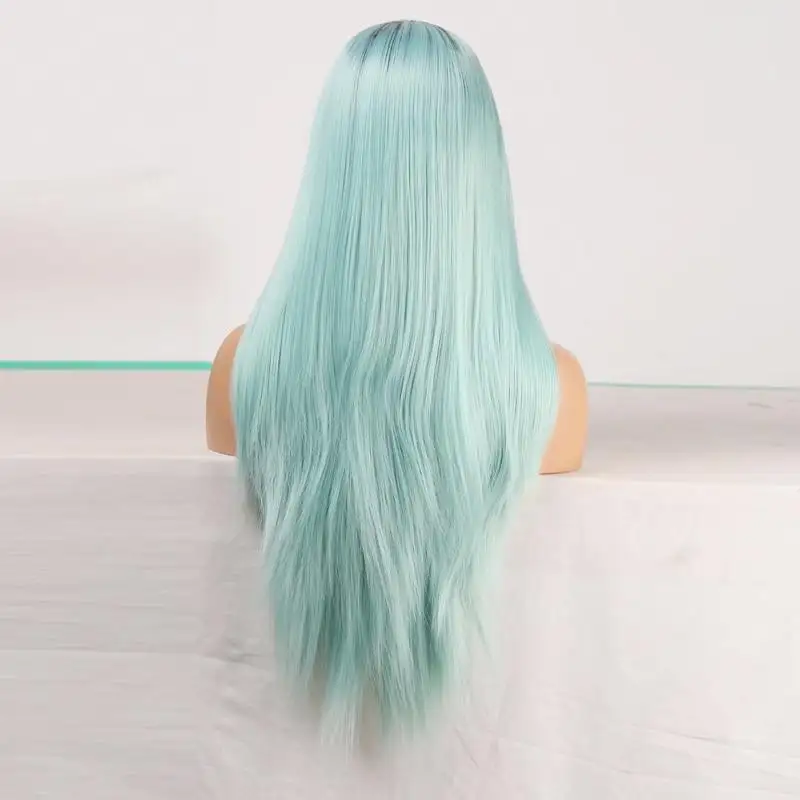 Ice Blue Lace Front Wig - Image 5